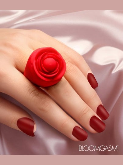 Rose Ring Discreet Finger Vibrator