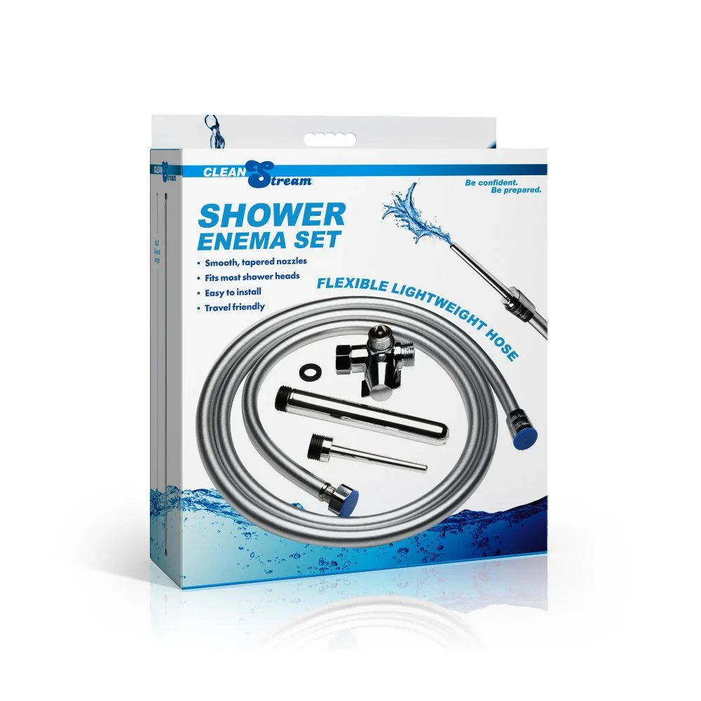 Clean Stream shower enema set packaging on a white background