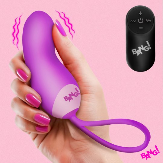 Silicone Mini Vibe w/ Remote - Purple or Pink