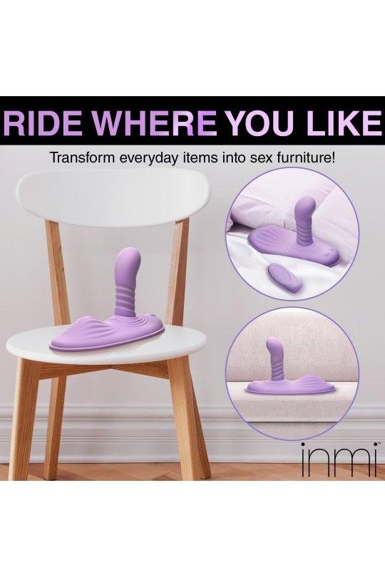 Spin n' Grind Thrusting and Vibrating Silicone Sex Grinder - Sex On the Go