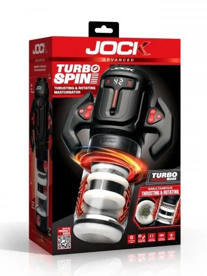 Jock Turbo Spin product packaging on a white background