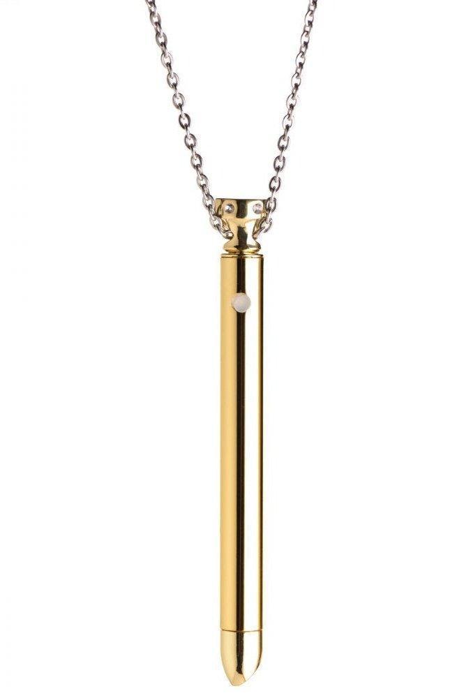 7X Vibrating Necklace - Silver, Rose Gold, Gold - Sex On the Go