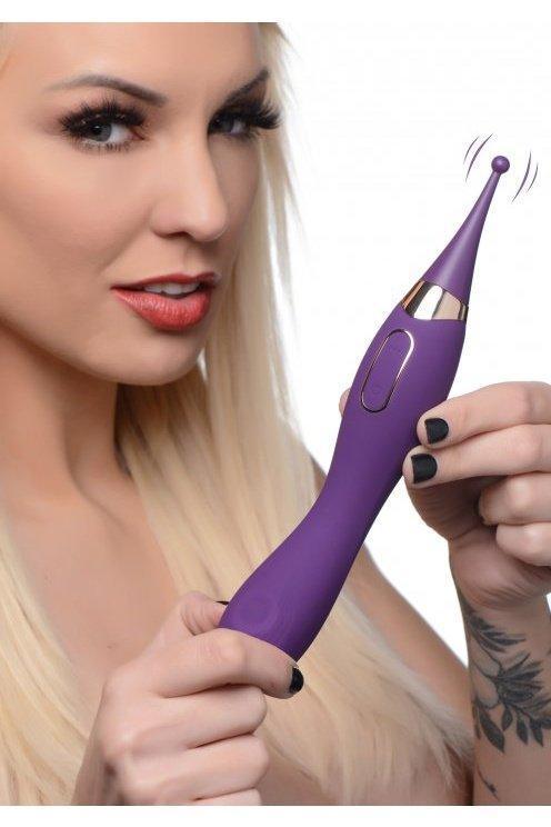 Pulsing G-spot Pinpoint Silicone Vibrator with Attachments - Sex On the Go