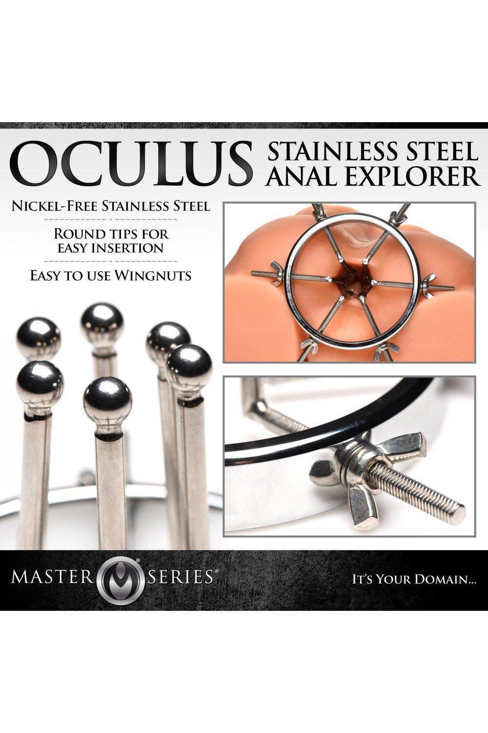 Oculus Stainless Steel Anal Explorer - Sex On the Go