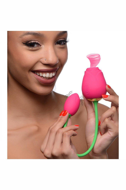 Bloomgasm Rose Duet Sucking Rose and Vibrating Rosette - Sex On the Go