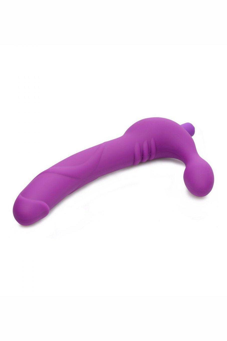 Royal Revolver Vibrating Strapless Silicone Strap On Dildo - Sex On the Go