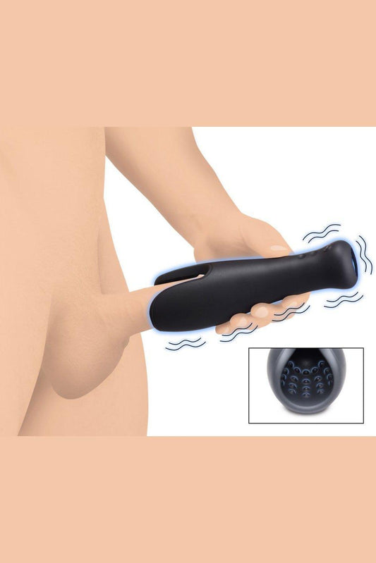 10X Vibrating Silicone Stroker - Sex On the Go