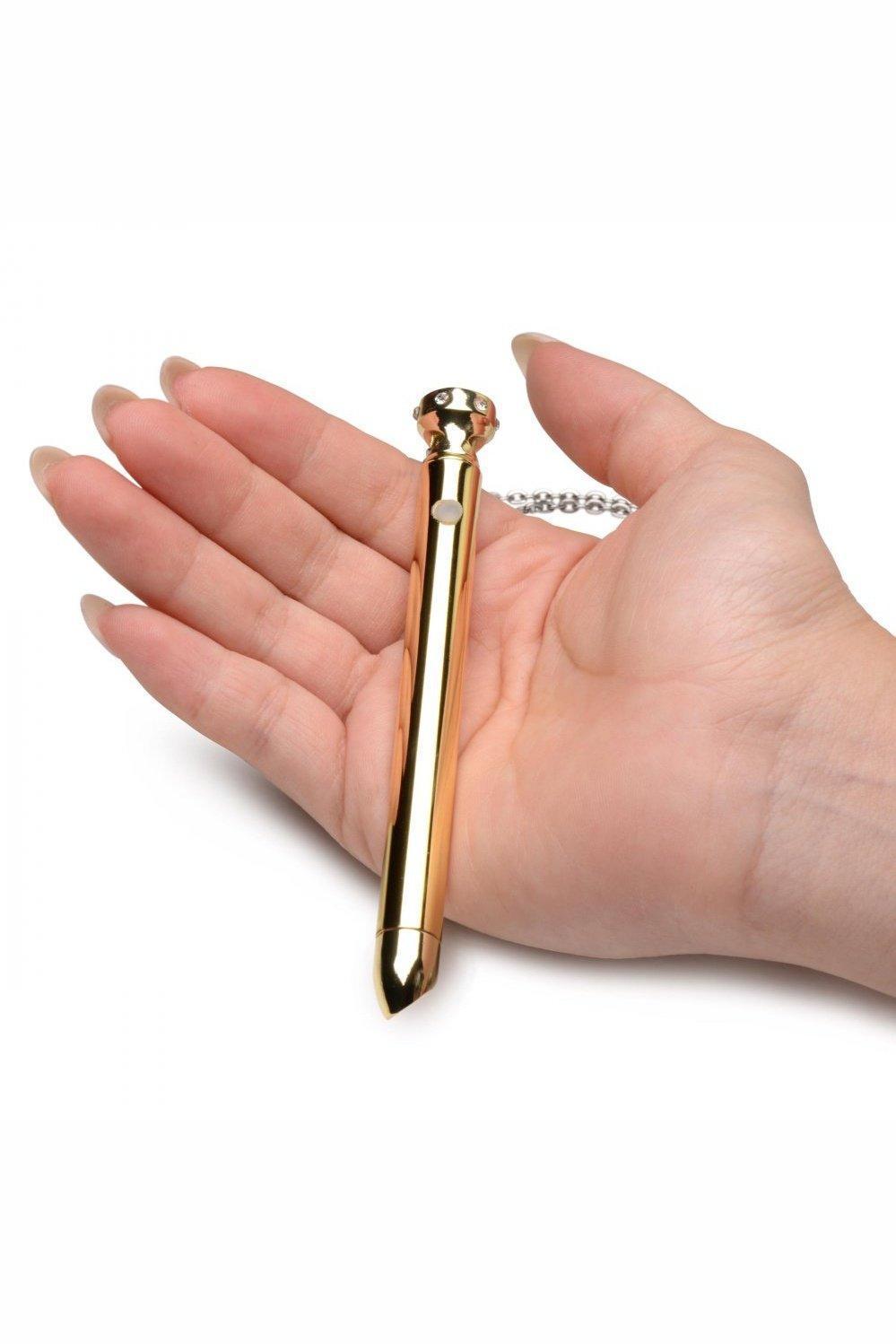 7X Vibrating Necklace - Silver, Rose Gold, Gold - Sex On the Go