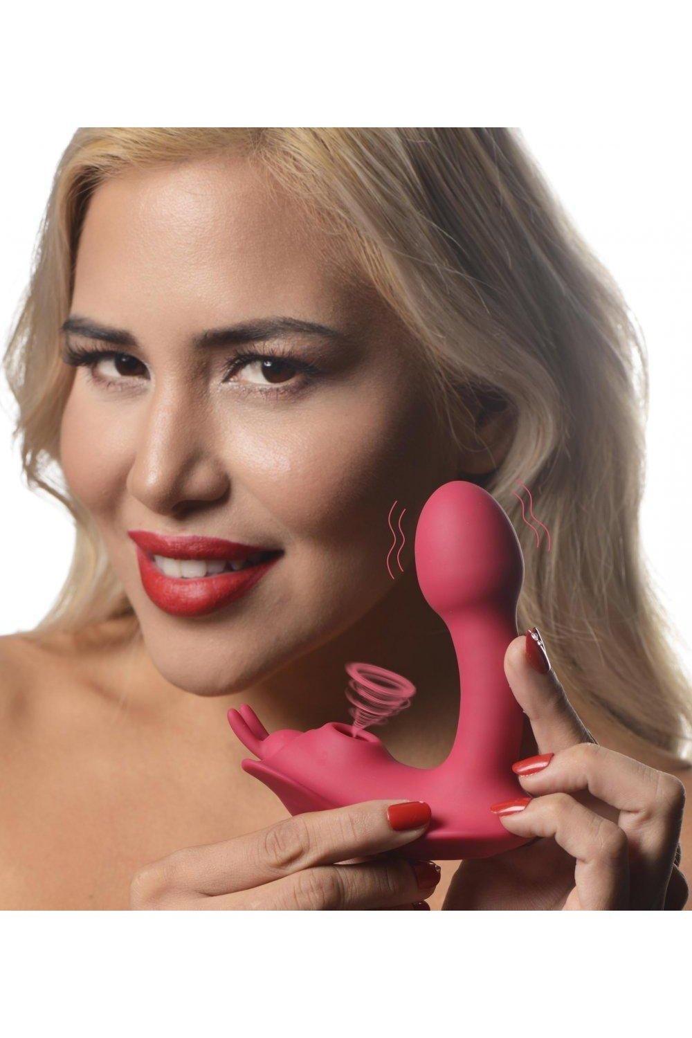 Butterfly Tease 10X Clitoral Suction Silicone Stimulator - Sex On the Go