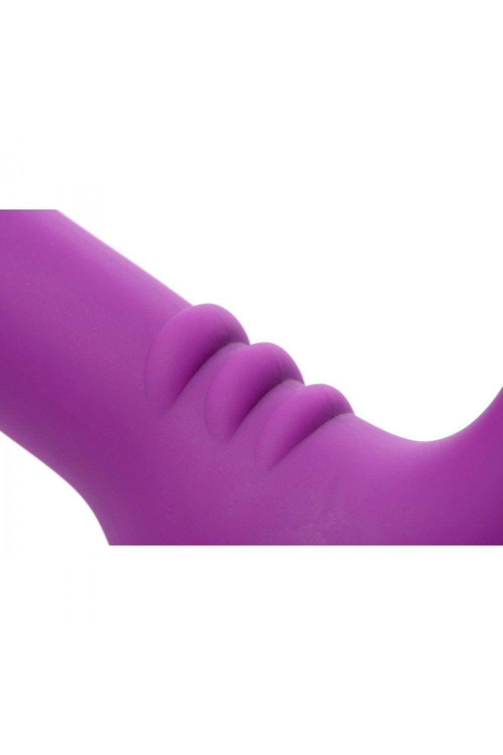 Royal Revolver Vibrating Strapless Silicone Strap On Dildo - Sex On the Go