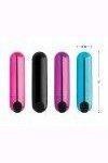 10X Rechargeable Vibrating Metallic Bullet - Purple - Sex On the Go