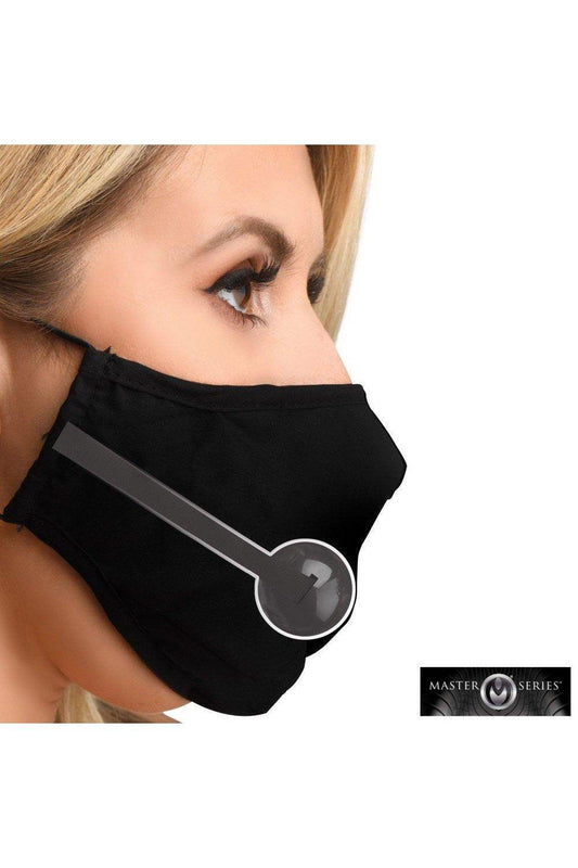 Under Cover Ball Gag Face Mask - Sex On the Go