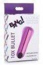 10X Rechargeable Vibrating Metallic Bullet - Purple - Sex On the Go