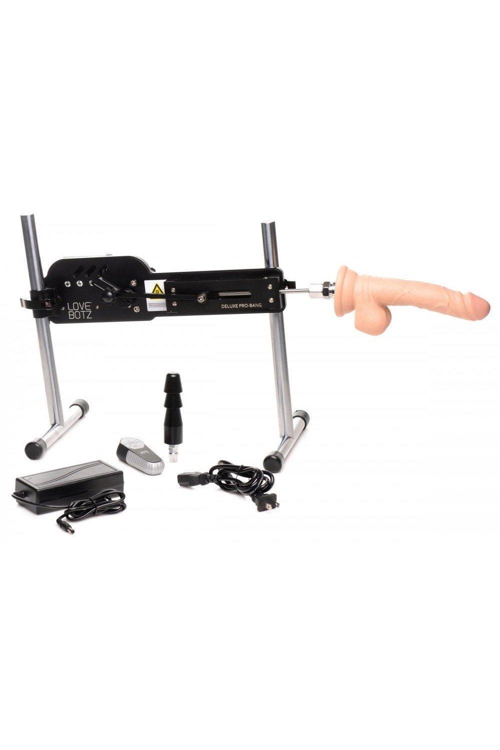 Deluxe Pro-Bang Sex Machine with Remote Control - Sex On the Go