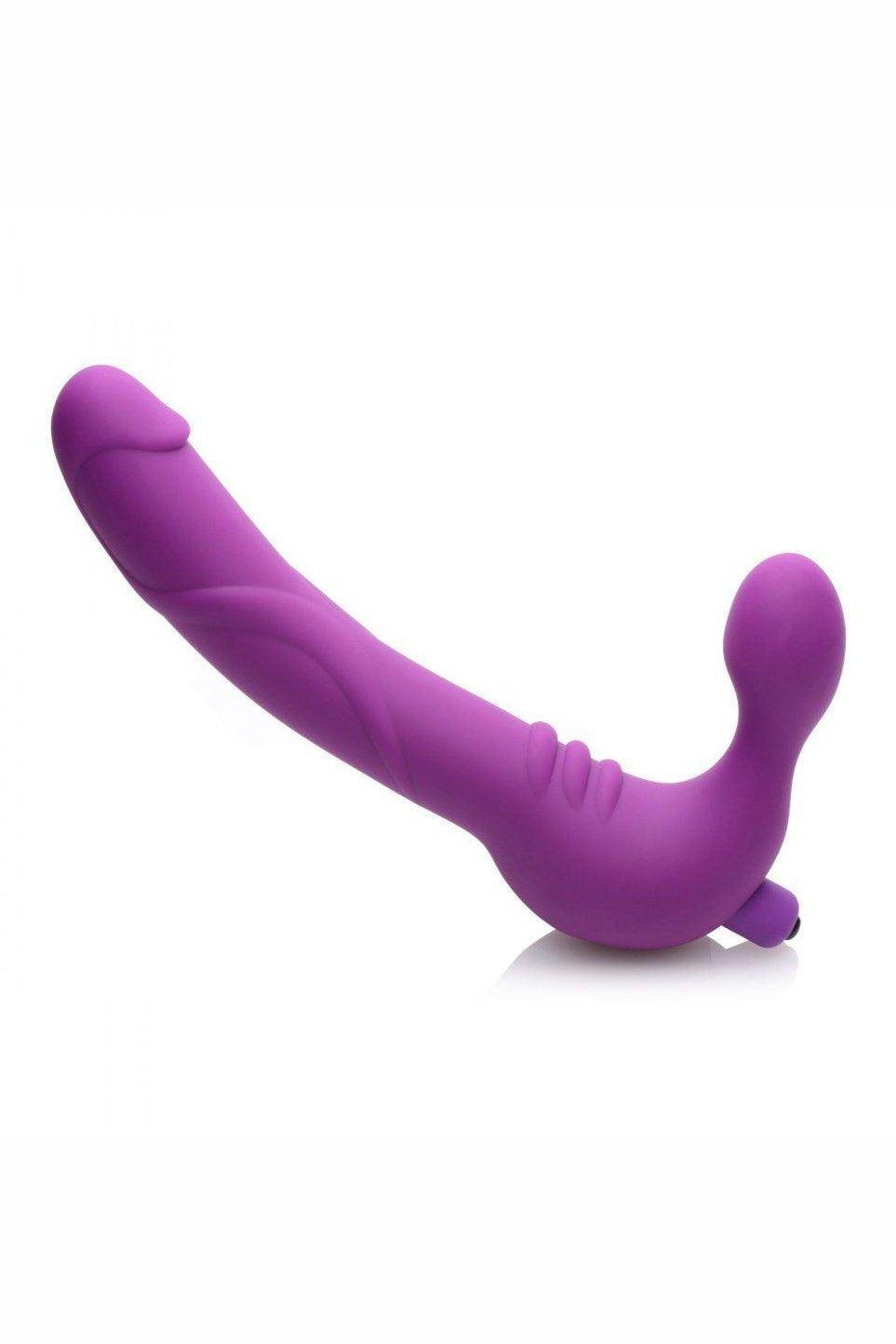Royal Revolver Vibrating Strapless Silicone Strap On Dildo - Sex On the Go