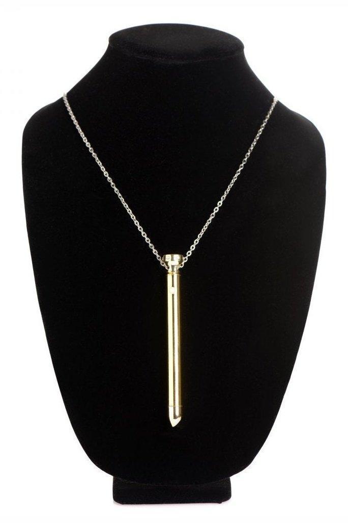 7X Vibrating Necklace - Silver, Rose Gold, Gold - Sex On the Go