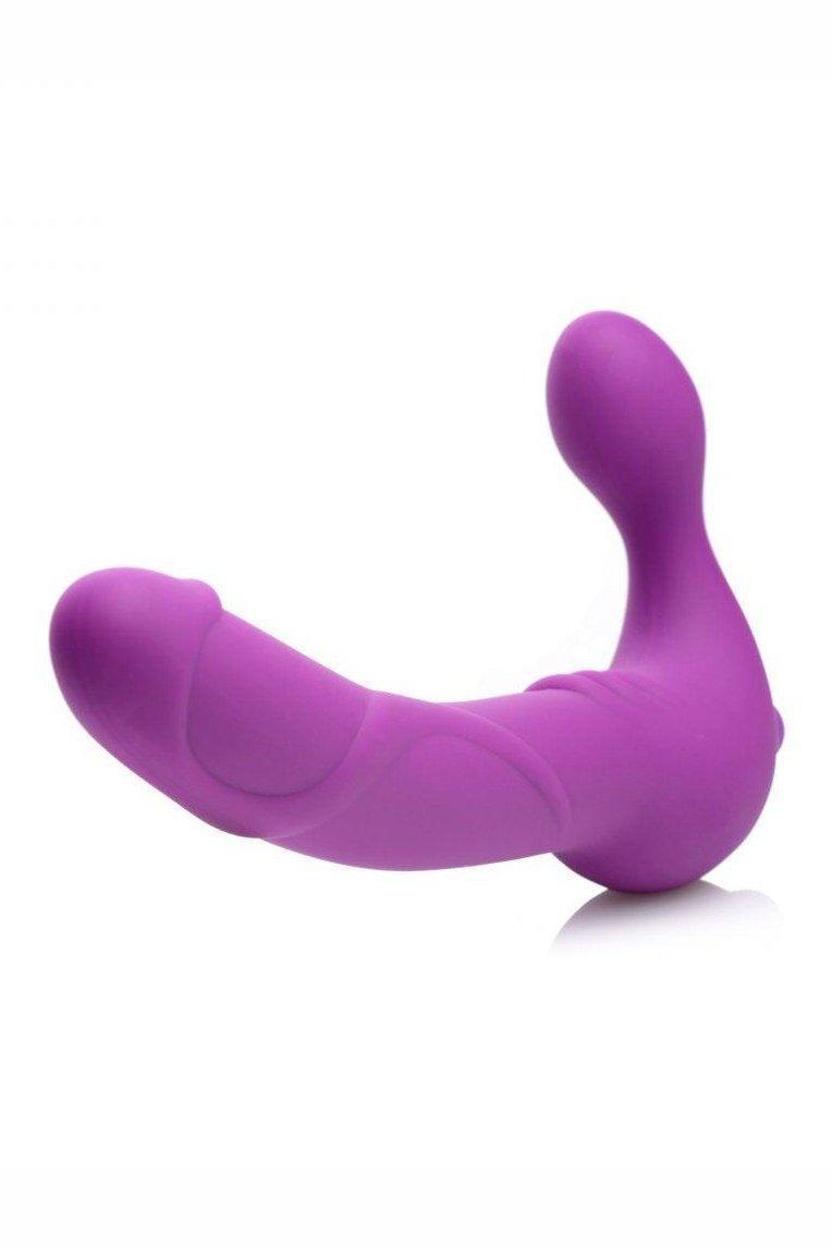 Royal Revolver Vibrating Strapless Silicone Strap On Dildo - Sex On the Go