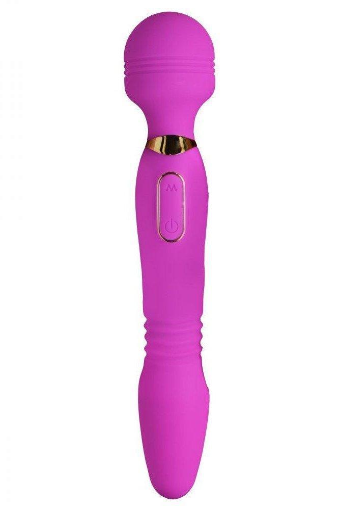 Ultra Thrust-Her Deluxe Thrusting and Vibrating Silicone Wand - Sex On the Go