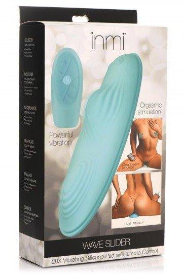 28X Wave Slider Vibrating Silicone Pad with Remote - Sex On the Go