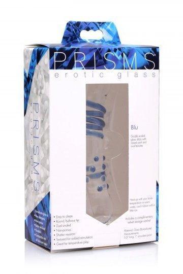 Blu Dual Ended Glass Dildo - Sex On the Go