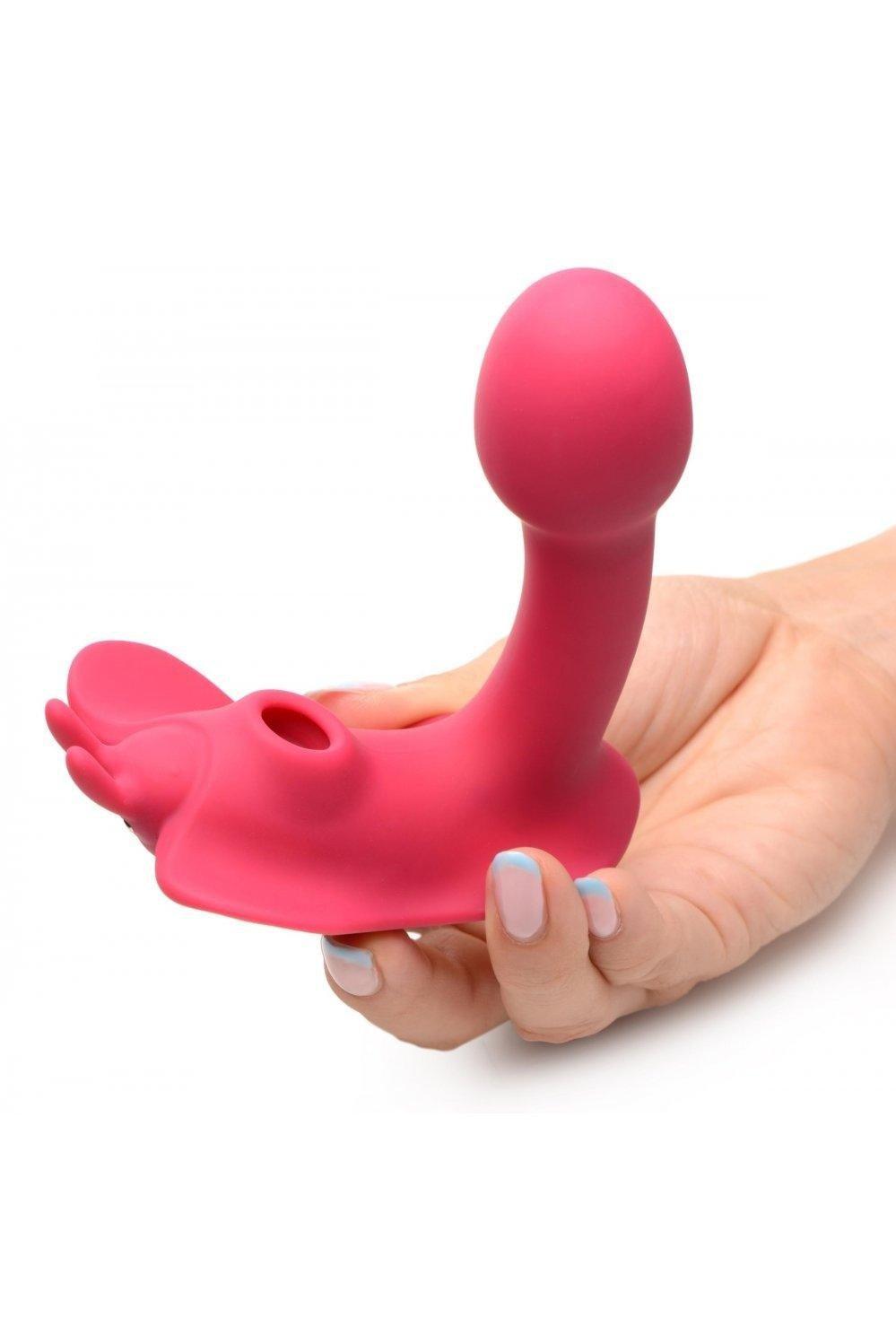 Butterfly Tease 10X Clitoral Suction Silicone Stimulator - Sex On the Go