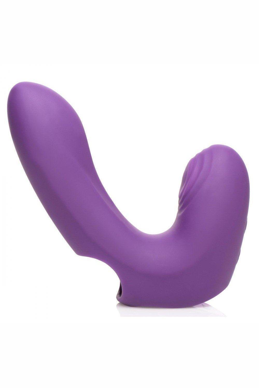 Finger-Pulse Silicone Pulsing Finger Vibrator - Sex On the Go