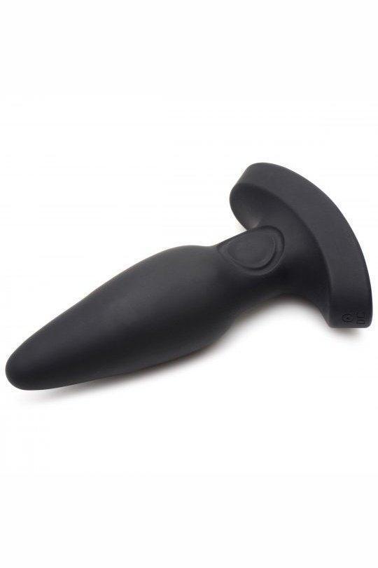 25X Pulsing and Vibrating Silicone Plug with Remote - Sex On the Go