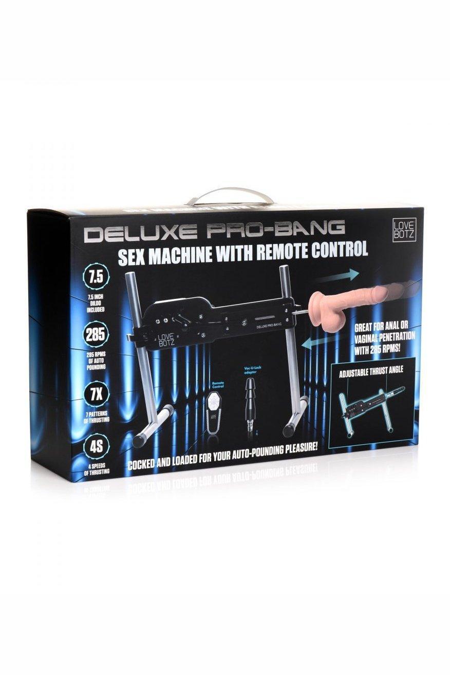 Deluxe Pro-Bang Sex Machine with Remote Control - Sex On the Go