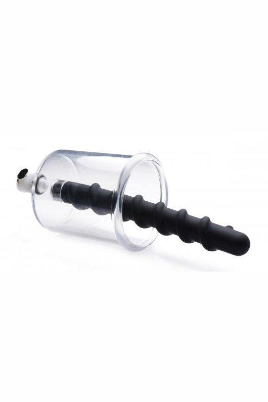 Rosebud Driller Cylinder with Silicone Swirl Insert - Sex On the Go