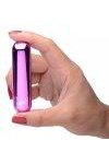 10X Rechargeable Vibrating Metallic Bullet - Purple - Sex On the Go