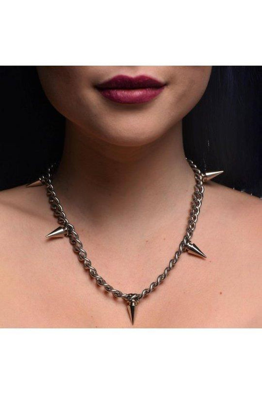 Spiked Punk Necklace - Sex On the Go