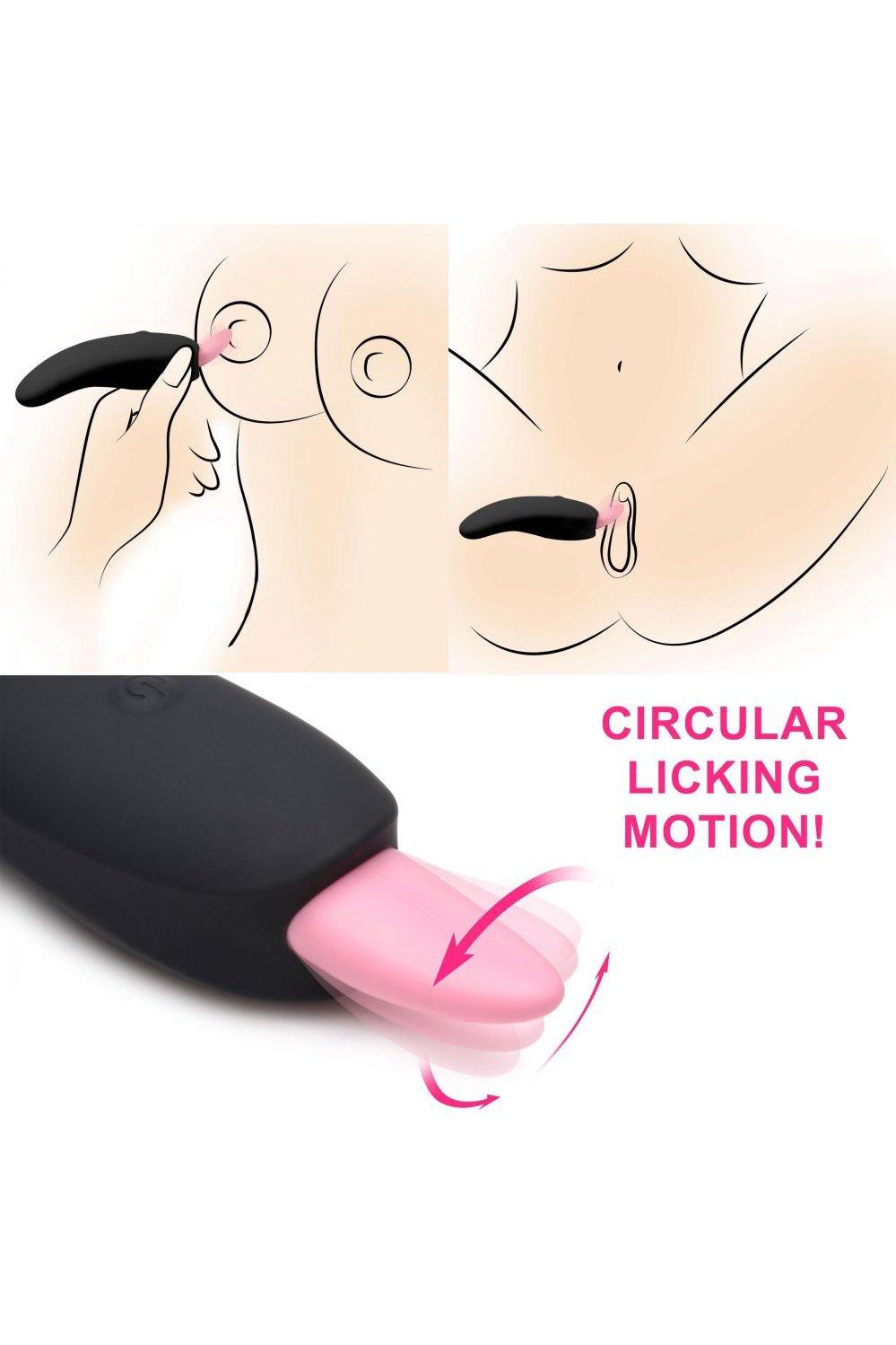 Luscious Licker 7X Silicone Licking Tongue - Sex On the Go