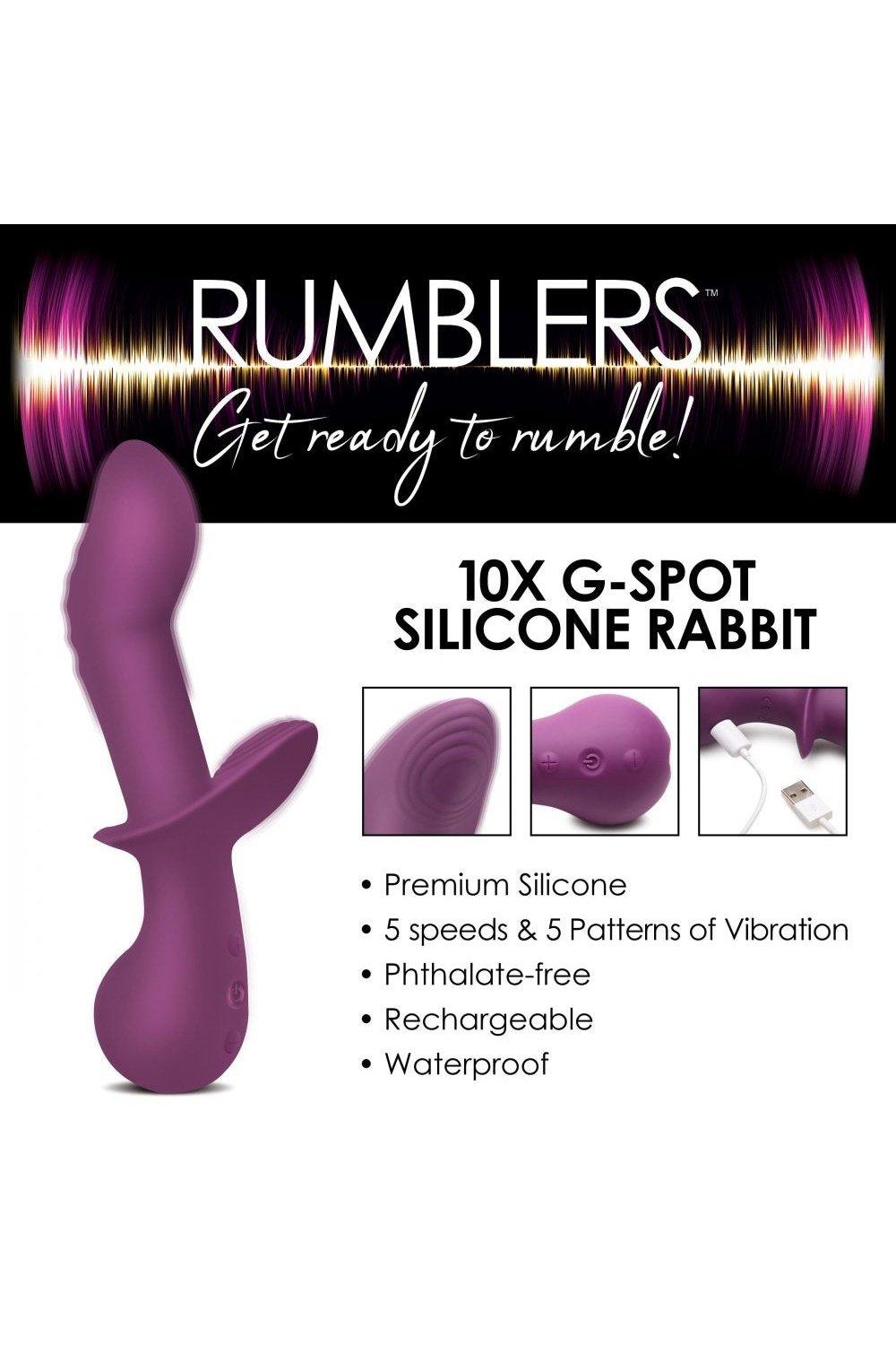 10X G-Spot Silicone Vibrator - Sex On the Go