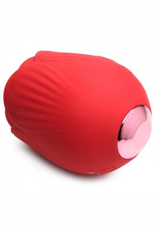 10X French Rose Licking and Vibrating Stimulator - Sex On the Go