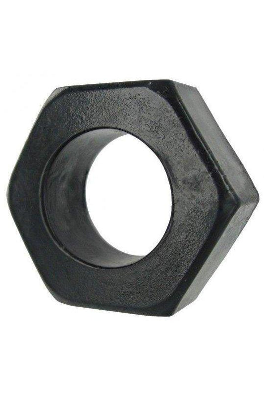 HexNut Cock Ring - Black - Sex On the Go