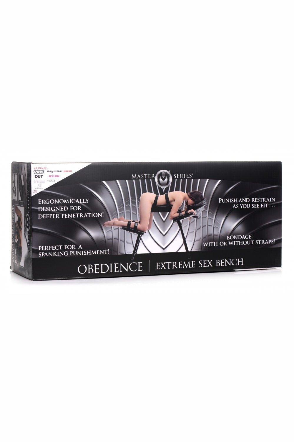 Obedience Extreme Sex Bench with Restraint Straps - Sex On the Go