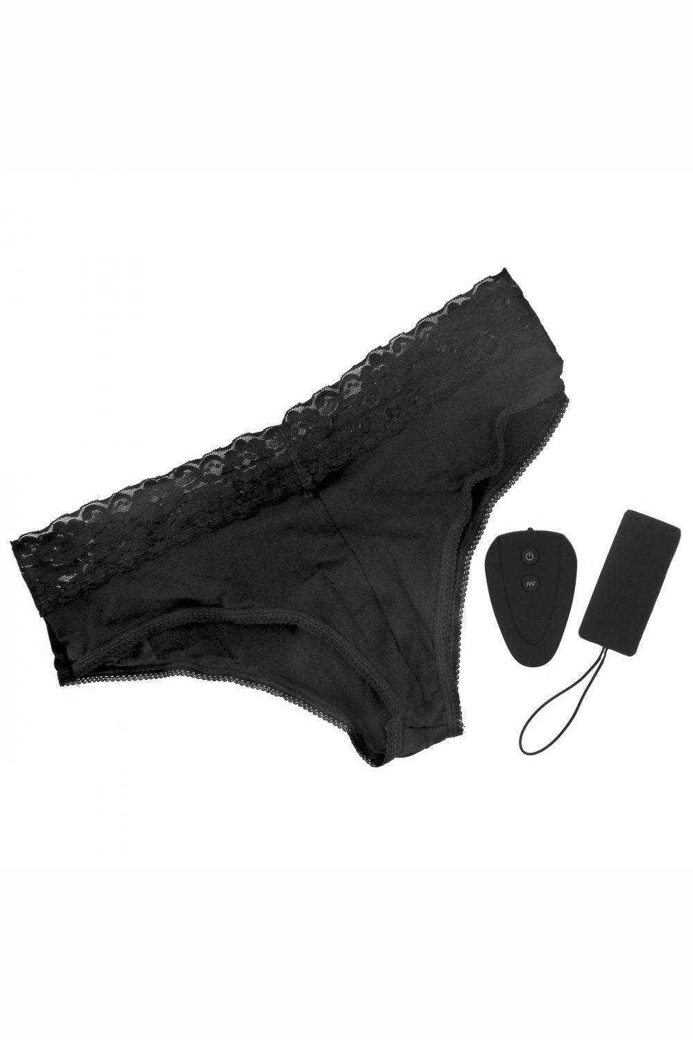 Burlesque 10 Mode Vibrating Panties with Remote Sex on the Go