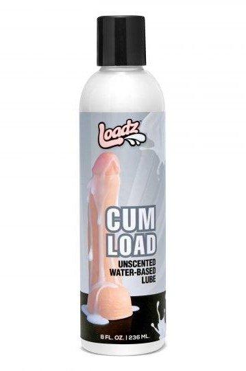 Cum Load Unscented Water-Based Semen Lube- 8 oz - Sex On the Go