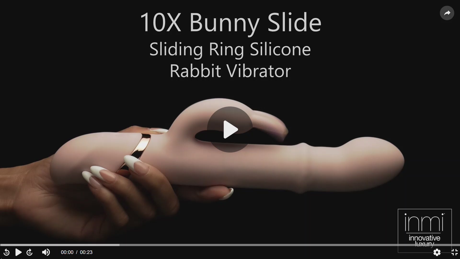 10x bunny slide ring silicone vibrator