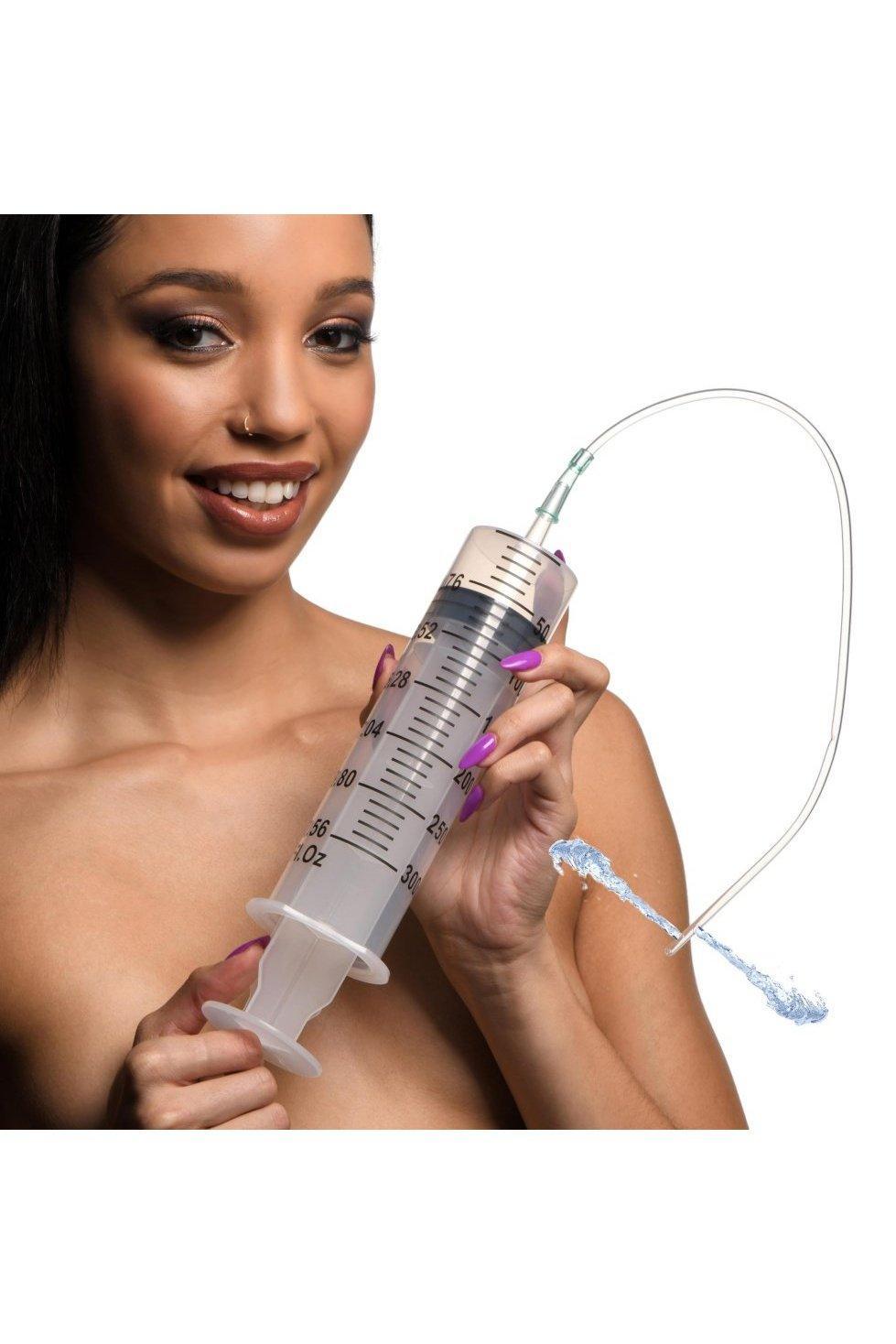 Enema Syringe with Tube - 300ml - Sex On the Go