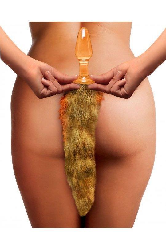 Fox Tail Glass Anal Plug - Sex On the Go