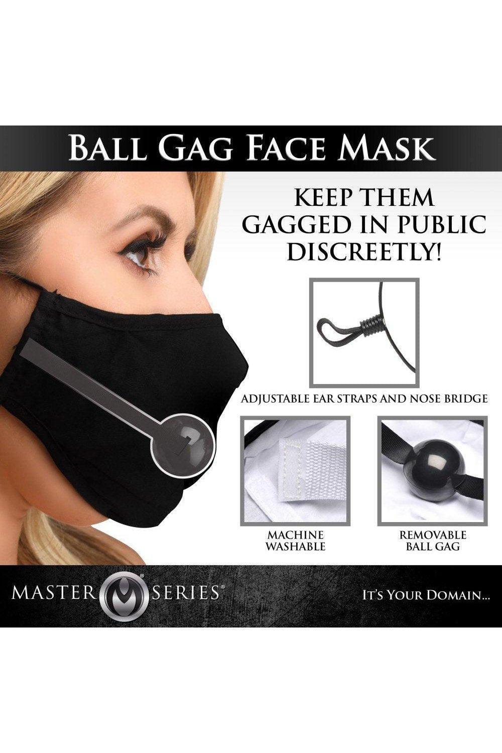 Under Cover Ball Gag Face Mask – Sex On the Go