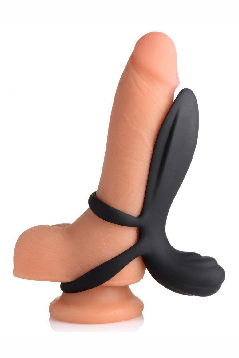 10X Silicone Vibrating Girth Enhancer with Remote Control - Sex On the Go