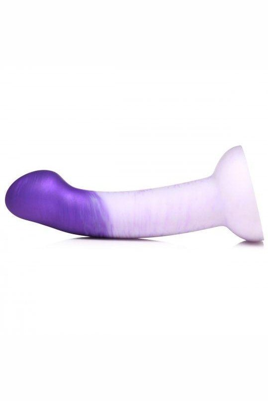 G-Swirl G-Spot Silicone Dildo - Purple or Pink Sex on the Go