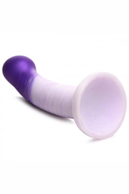 G-Swirl G-Spot Silicone Dildo - Purple or Pink Sex on the Go