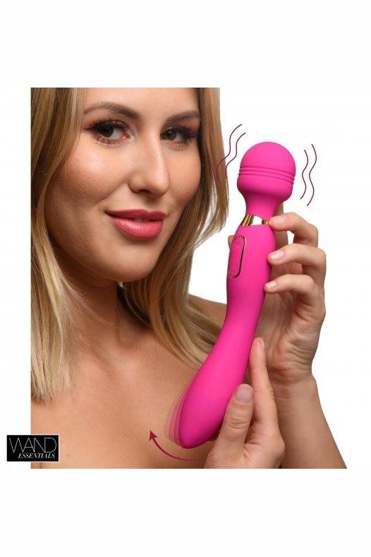 Ultra G-Stroke Come Hither Vibrating Silicone Wand - Sex On the Go