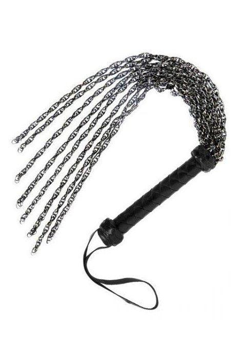 Gunmetal Chain Flogger - Sex On the Go