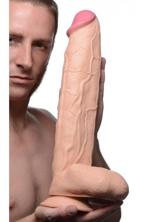 Raging Rhino 17 Inch Veiny Dildo - Flesh - Sex On the Go