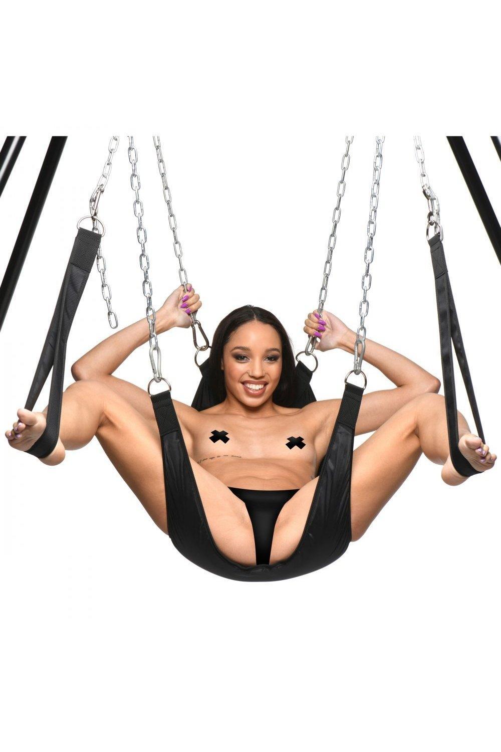 Nylon Sex Sling - Sex On the Go