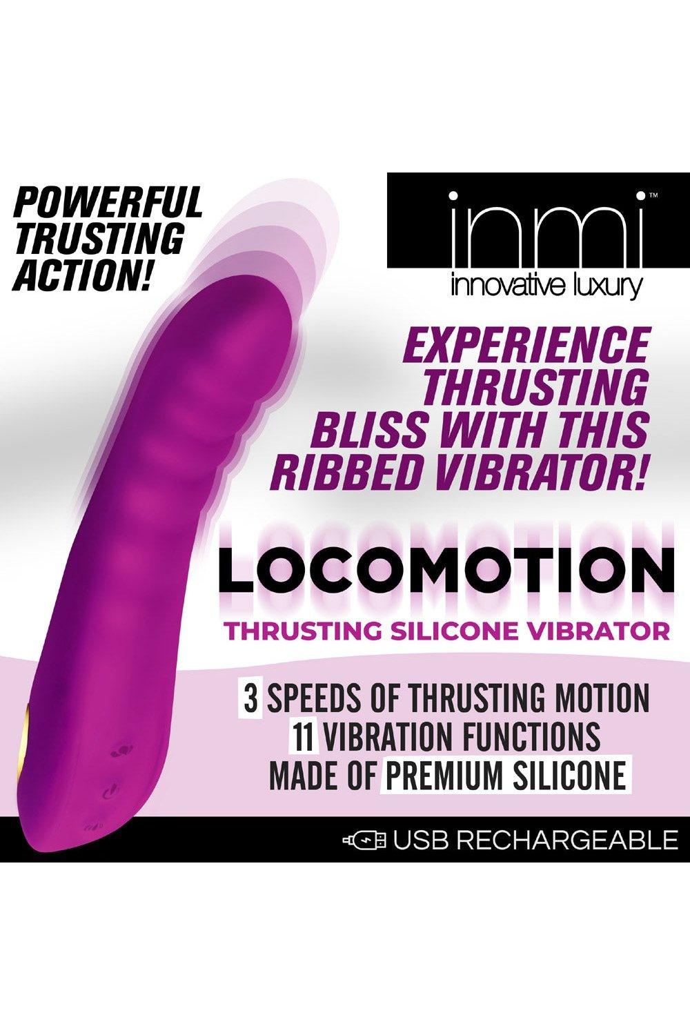 Locomotion Thrusting Silicone Vibrator Sex on the Go